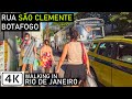 Walking in Rio de Janeiro: Botafogo: São Clemente Street | Brazil |【4K】2020 | Binaural