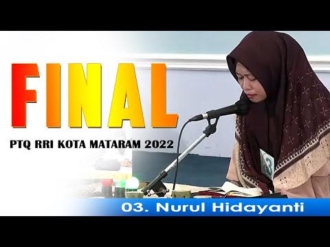 Nurul Hidayanti Kembali Dengan Variasi Sindennya || Final PTQ RRI Mataram 2022