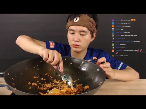 (Live) Nấu cơm chiên kim chi thịt ba rọi sông khói 김치 베이컨 볶음밥 - Woossi tv - (Live) Nấu cơm chiên kim chi thịt ba rọi sông khói 김치 베이컨 볶음밥 - Woossi tv