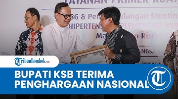 Bupati KSB Terima Penghargaan Nasional atas Keberhasilan Penanggulangan AIDS, TBC, dan Malaria