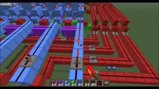 Minecraft Redstone Multiplier (8-Bit Binary) [Tutorial] [HD]