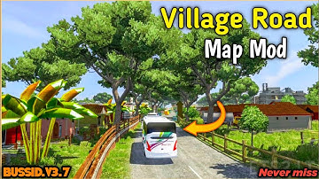 Map Mod Bussid 3.7- New Village Road Map Mod for bus simulator indonesia by AS gaming 295