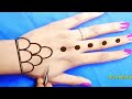 easy back hand gol tikki mehndi-latest Arabic mehndi design-हरतालिका स्पेशल मेहंदी डिजाइन