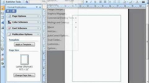 Publisher 2003 Tutorial Displaying the Full Menus XP 2007 Microsoft Training Lesson 1.10