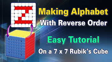 Making Alphabet Z in Rubik