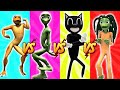 Dame Tu Cosita vs Me Kemaste vs Cartoon Cat vs Patila - El Chombo, Funny alien Dance
