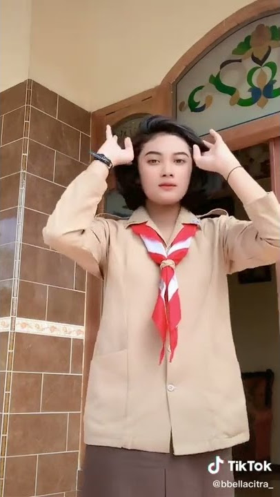 tiktok pramuka id di goyang pelajar
