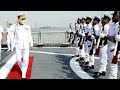Arrival of chief of naval staff  admiral m amjad khan niazi pakistan navy pn  cns  shorts  mns