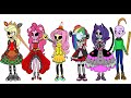 MLP Craft 6 scary games characters- Halloween special- Paper Custom