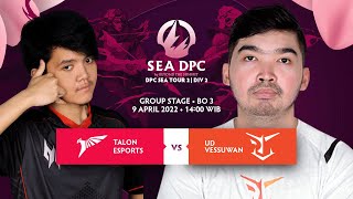 Subathon - Talon Vs Ud Vessuwan - Dpc Sea Div Ii - Group Stage Bo 3