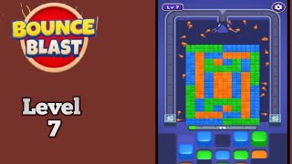 Bounce blast level  7 solution and walkthrough for Gameplay 