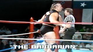 Barbarian & Jake the snake Vs The Rock n Roll express mid south wrestling 1985