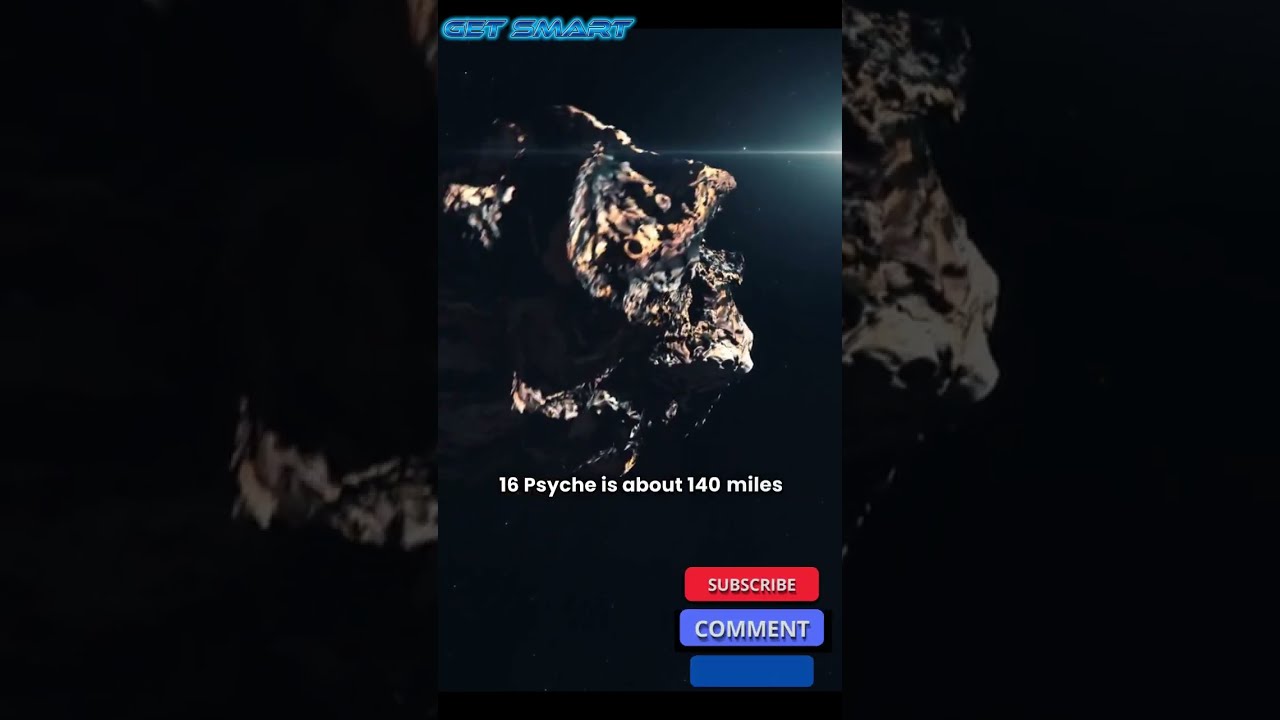  5 Mind Blowing Facts About 16 Psyche The 10 Quintillion Asteroid Youtubeshorts Space