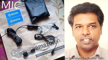 Microphone with 20ft Audio Cable (Youtube Purpose) Search Analyst Sasikumar Talks #SasikumarTalks