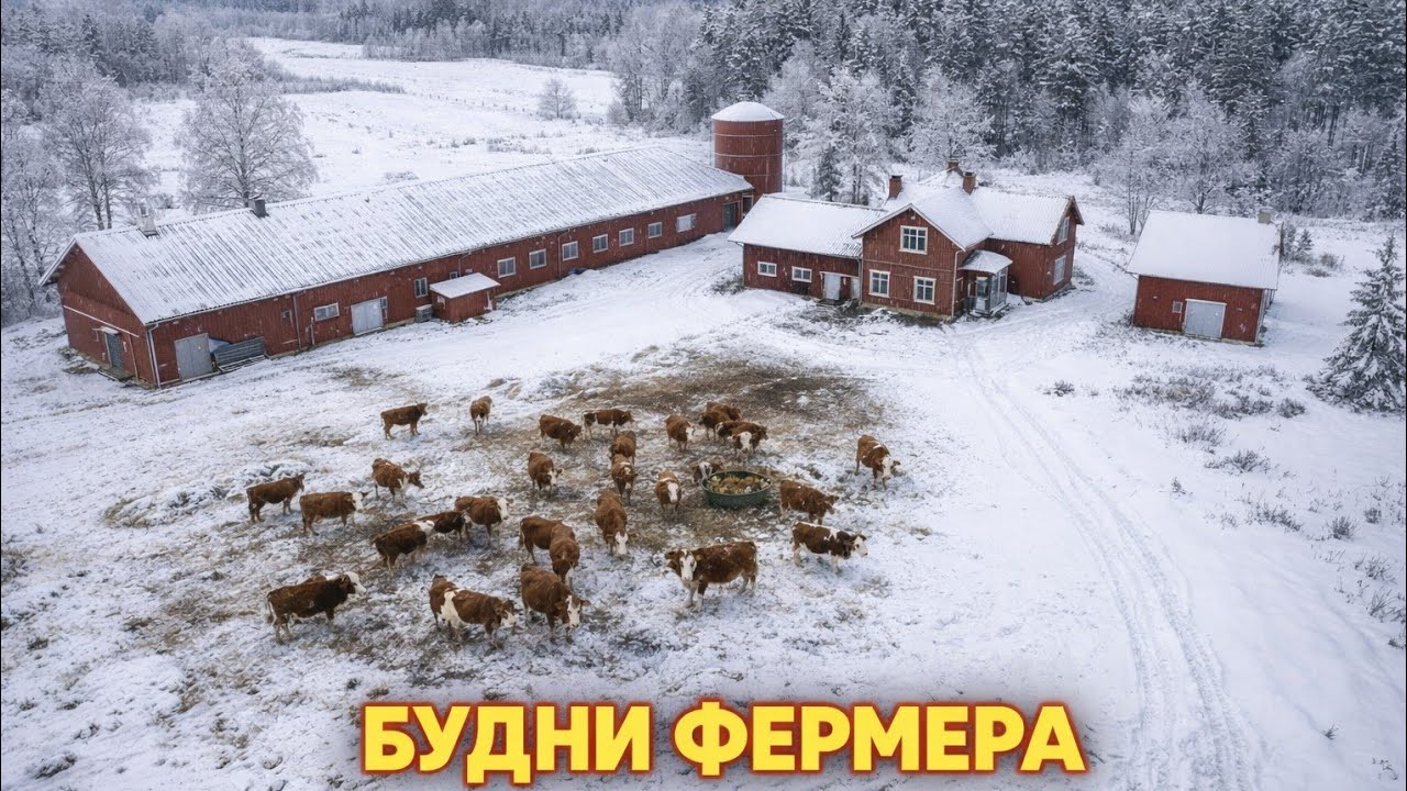 Коровы сыты, телята счастливы — а я снова ремонтирую  Обычный день на ферме…