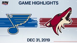 NHL Highlights | Blues vs. Coyotes - Dec. 31, 2019