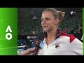 Karolina Pliskova on court interview (3R) | Australian Open 2018