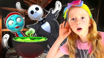 Nastya and kind stories about Halloween and Thanksgiving