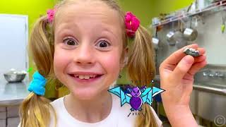 Nastya and kind stories about Halloween and Thanksgiving