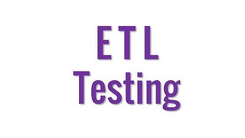 Qué es ETL Testing - en 1 minuto (Pruebas de ETL)