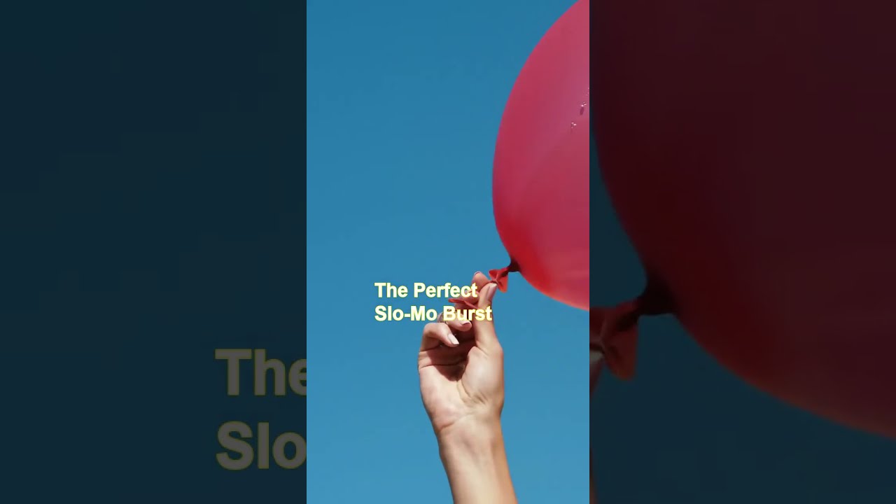 The Perfect Slo Mo Burst