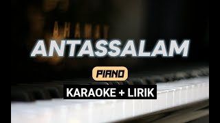 Antassalam (Piano) | Karaoke Version | Nada Cewek