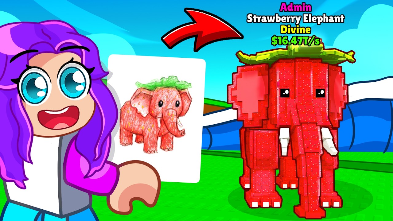 In Escape Tsunami For Brainrots, whatever I draw comes true