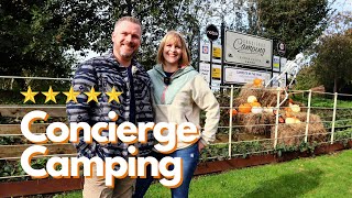 A Weekend at Concierge Camping | Caravan Vlogs from Mac & Sarah
