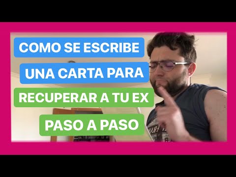 Video: Cómo Escribir Una Carta De Ruptura