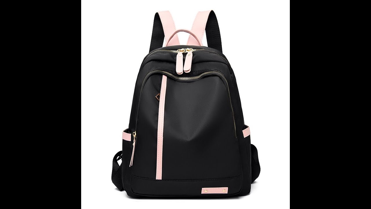 Fresh and sweet Casual Ladies' Backpack Compact Backpack New Design YouTube