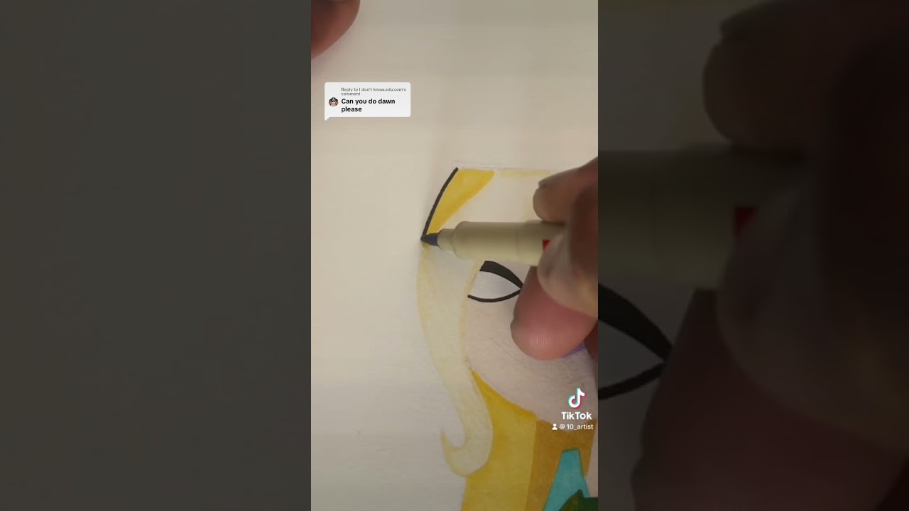 Drawing Dawn from Total Drama Revenge of the Island; Total Drama Island