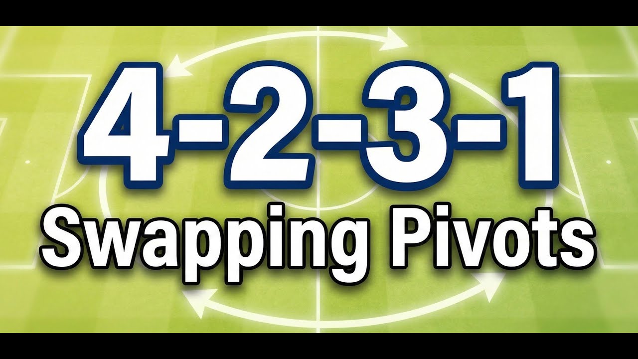 4-2-3-1 Attacking 3: Swapping Pivots | Modern Tactical Rotations & Midfield Switches
