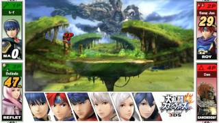 Super Smash Bros. for 3DS (Serenes Forest): Matches with Boron and Co. 4 (No Commentary) screenshot 4