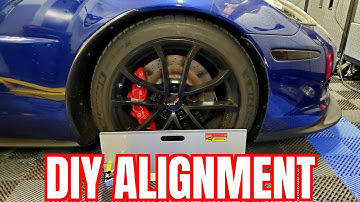 2005 Chevy Corvette - V4.0 - Ep. 75 - DIY - Aligning the Corvette at home!