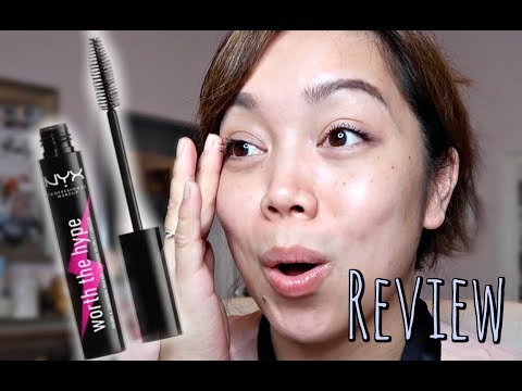 NYX WORTH THE HYPE MASCARA ON SHORT AND SPARSE LASHES! First Impression  Review - itsjudytime - YouTube