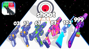 Weapon Master Run (LEVEL UP SHOOT) - Max Level ASMR Gameplay