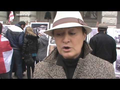 გამოფენა ღია ცის ქვეშ \"არა ოკუპაციას!\" - თბილისი, 25.02.2014