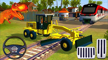 🔴🚛BUS SIMULATOR - MOTOR GRADER DRIVING MOD - ANDROID GAMEPLAY #306 (3D Racing Games) 3D VIDEOS