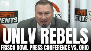 Dan Mullen, Anthony Colandrea &amp; Marsel McDuffie Discuss UNLV Season, Frisco Bowl vs. Ohio