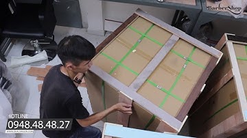 Ghế Barber King BX-18 nhập khẩu trực tiếp từ châu âu về kiểm tra lắp ráp giao cho khách