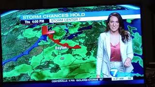 Britley Ritz weather update for Dayton, Ohio whio t.v.