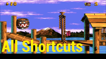 Snes Donkey Kong Country 3 - All Shortcuts