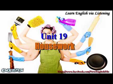 Learn English Via Listening Level 1 Unit 19 Housework