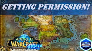 Getting Permission! Wow Quest | Remix: Mists of Pandaria Timerunning