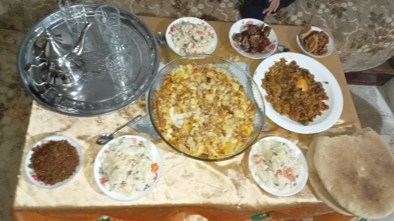 رمضان في بادية وسط أجواء شتوية وهادئة 🌧️🏞️