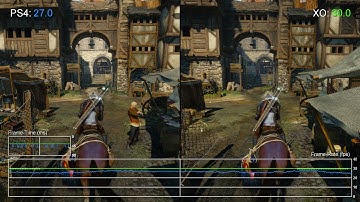 The Witcher 3: Patch 1.07 PS4 vs Xbox One Frame-Rate Test