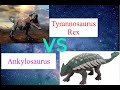 Tyrannosaurus Rex vs Ankylosaurus II Dinosaurs Battle II Game Jurassic W...