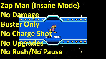 Zap Man (Insane Mode) - Perfect Run (No Damage, Buster Only) - Mega Man: Super Fighting Robot