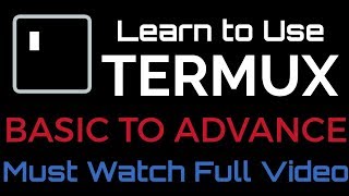 Learn to Use Termux App Basic to Advance | Official Sujal