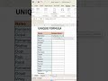 How to Use UNIQUE Formula in Excel | Remove Duplicates &amp; Extract Unique Values Easily! #excelformula